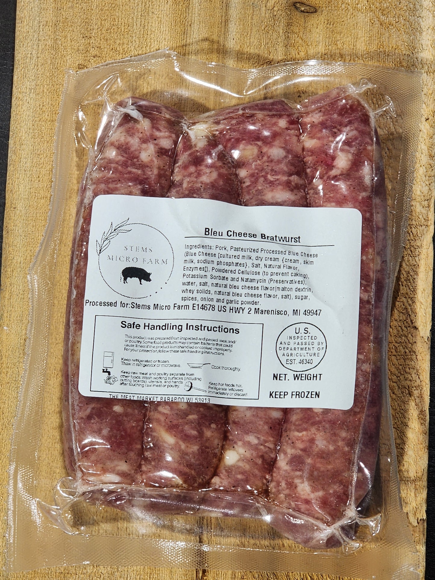 Brat: Bleu Cheese